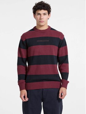 Guess Guess Sweter 168475 Czerwony Classic Fit