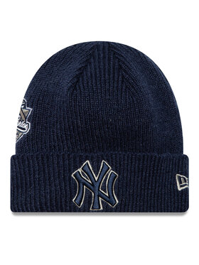 New Era New Era Kapa World Series Patch New York Yankees Cuff Knit Beanie 60580731 Tamnoplava