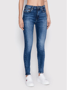 Tommy Jeans Tommy Jeans Farmer Sylvia DW0DW13354 Kék Skinny Fit