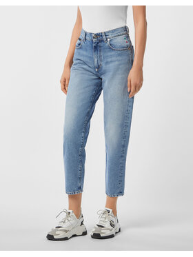 PHILIPP PLEIN PHILIPP PLEIN Jeansy 27205 Niebieski Mom Fit
