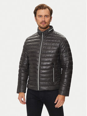 Milestone Milestone Lederjacke Cortino 431019 60515 Grau Regular Fit