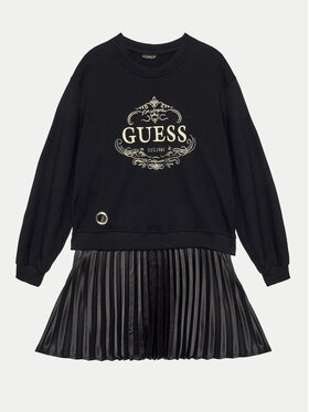 Guess Guess Hétköznapi ruha J4BK14 KAUH0 Fekete Regular Fit