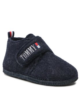Tommy Hilfiger Tommy Hilfiger Kapcie Indoor Slipper T1B1-32553-1506 Granatowy
