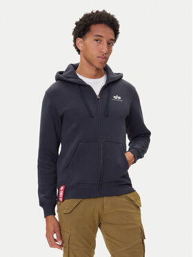 Alpha Industries Alpha Industries Pulóver Basic Zip 118342 Sötétkék Regular Fit
