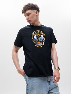 Smerfy Smerfy T-Shirt 130226 Czarny Regular Fit