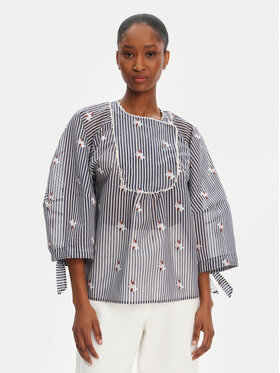 Munthe Munthe Bluză Pristina 252102525224 Bleumarin Loose Fit