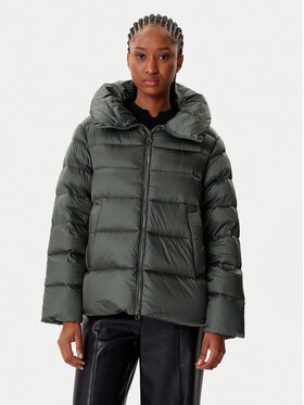Hetregó Hetregó Пухено яке Clara 8P601 25WD02 Зелен Regular Fit