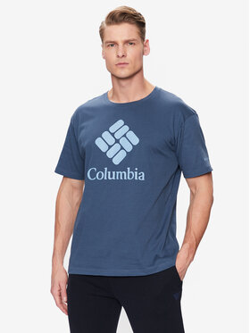 Columbia Columbia Marškinėliai Pacific Crossing II 2036472 Mėlyna Regular Fit