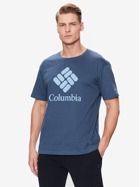 Columbia Columbia Tricou Pacific Crossing II 2036472 Albastru Regular Fit