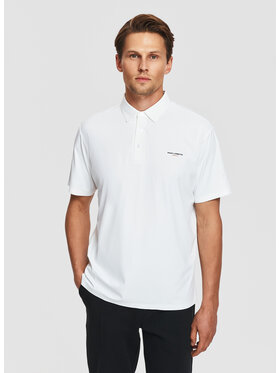 Pako Lorente Pako Lorente Polo P26SF-TX-014 Biały Classic Fit