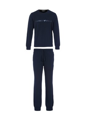 Emporio Armani Underwear Emporio Armani Underwear Pigiama pj set loungewear Emporio Armani lettering Blu