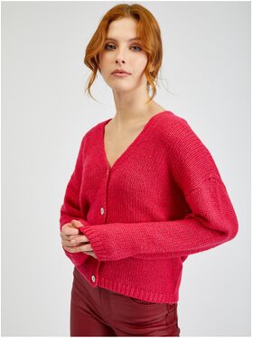 Orsay Orsay Kardigan 505499324000__S Różowy Straight Fit