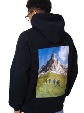 Palto Palto Bluza Hiking Club Czarny Comfortable Fit