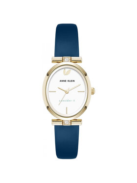 Anne Klein Anne Klein Zegarek AK-5154SVBL Niebieski