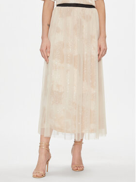 Liu Jo Liu Jo Tüllist seelik TA4019 J4623 Beež Regular Fit