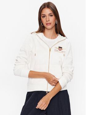 Gant Gant Sweatshirt Archive Shield 4204689 Blanc Regular Fit
