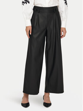 JDY JDY Hose aus Kunstleder Soya 15328975 Schwarz Regular Fit