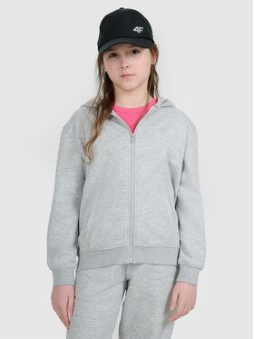 4F 4F Bluza 4FJWMM00TSWSF1861-25M Szary Regular Fit