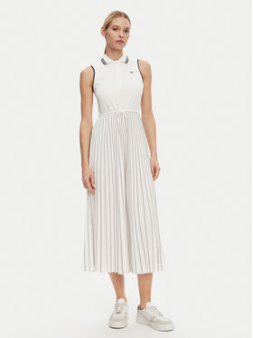 Tommy Hilfiger Tommy Hilfiger Φόρεμα καθημερινό WW0WW45167 Λευκό Regular Fit