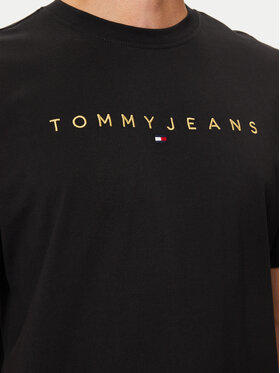 Tommy Jeans Majica DM0DM19694 Črna Regular Fit