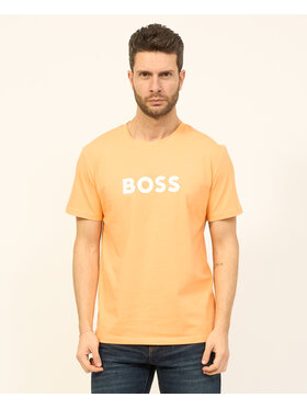 BOSS Boss T-Shirt 50503276-813 Pomarańczowy Regular Fit