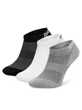 Reebok Reebok Zestaw 3 par niskich skarpet unisex R0356-SS24 (3-pack) Kolorowy