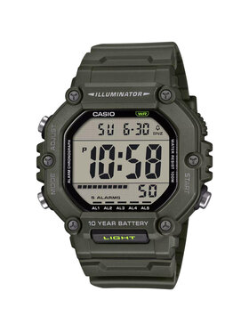 Casio Casio Zegarek AE-1600HX-3AVEF Zielony