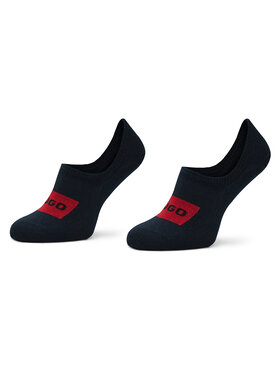 Hugo Hugo Набір 2 пар шкарпеток до щиколотки unisex Label 50468123 Чорний