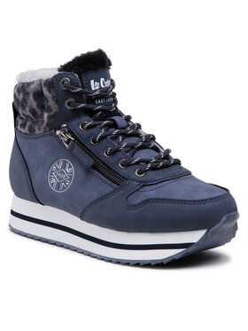 Lee Cooper Lee Cooper Polokozačky LCJ-22-31-1450LA Tmavomodrá