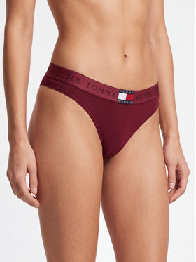 Tommy Hilfiger Tommy Hilfiger Figi klasyczne UW0UW06683 Czerwony ciemny