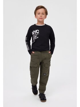 minoti minoti Spodnie cargo 33PANT256 Khaki Cargo Fit
