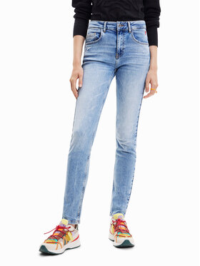 Desigual Desigual Jean 23SWDD21 Bleu marine Skinny Fit