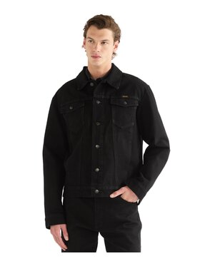Wrangler Wrangler Kurtka jeansowa 112387057 Czarny Regular Fit
