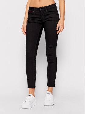 Tommy Jeans Tommy Jeans Traperice Sophie DW0DW09217 Crna Skinny Fit