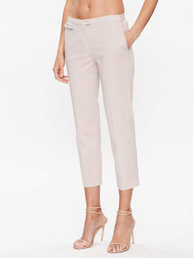 Fabiana Filippi Fabiana Filippi Medžiaginės kelnės PADP02W365 Rožinė Regular Fit