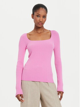 Kontatto Kontatto Sweater 3M0130 Rózsaszín Slim Fit