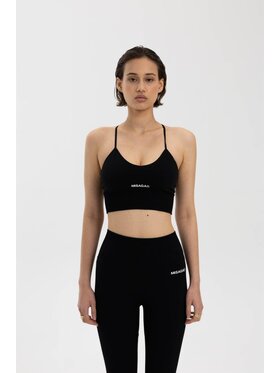 Misaga Misaga Top SEAMLESS TOP Czarny Slim Fit
