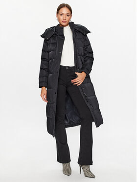 Guess Guess Пухено яке W3BL41 WFSW2 Черен Regular Fit