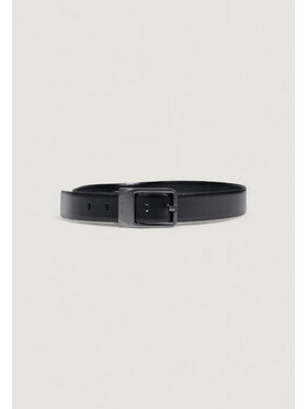 Calvin Klein Calvin Klein Ζώνη Ανδρική FACETED BUCKLE 35MM AOP ADJ/REV Μαύρο