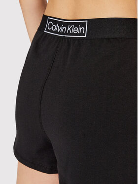 Calvin Klein Underwear Kratke Pidžama Hlače 000QS6799E Crna Regular Fit