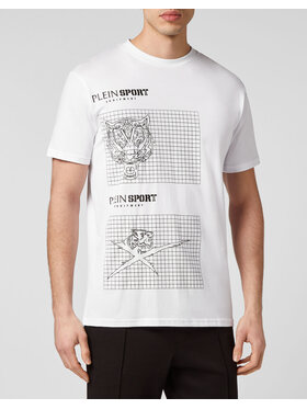 Plein Sport Plein Sport T-Shirt 5021 Biały Regular Fit