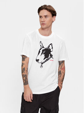 HUGO Hugo Футболка Dammock 50504916 Білий Regular Fit