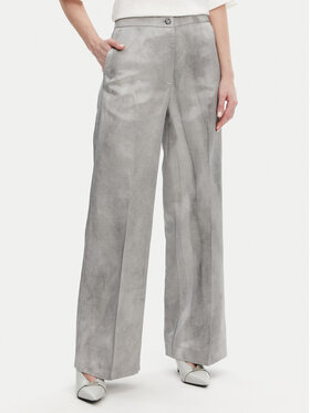 PINKO PINKO Kalhoty z materiálu 104805 A2BP Šedá Regular Fit
