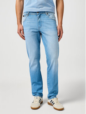 Wrangler Wrangler Jeansy TEXAS SLIM Niebieski Slim Fit