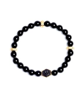 Guess Guess Bransoletka JUMB06005JW-YGBK Czarny