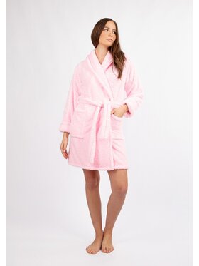 DKaren Lingerie DKaren Lingerie Szlafrok Eliza Krótka Różowy