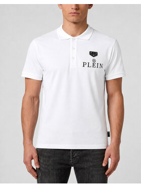 PHILIPP PLEIN PHILIPP PLEIN Polokošile 31624 Bílá Slim Fit