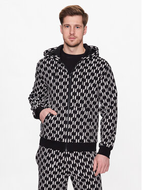 KARL LAGERFELD KARL LAGERFELD Bluza 705074 532951 Czarny Regular Fit