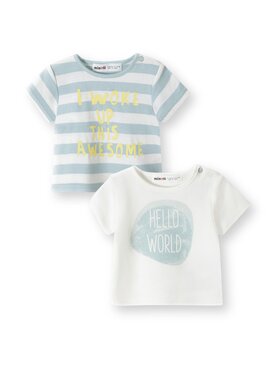 minoti minoti Komplet t-shirtów bold 2 Biały Regular Fit