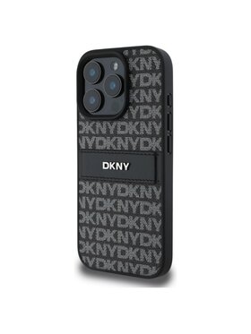 DKNY DKNY Etui na telefon Texture Pattern Tonal Stripe Czarny